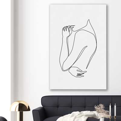 Gentle Hold - part of our high quality fashion canvas wall art and prints collection