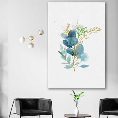 floral print of Eucalyptus Bunch One