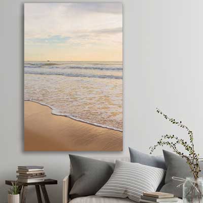 beach and coastal wall art print of Gentle Tide