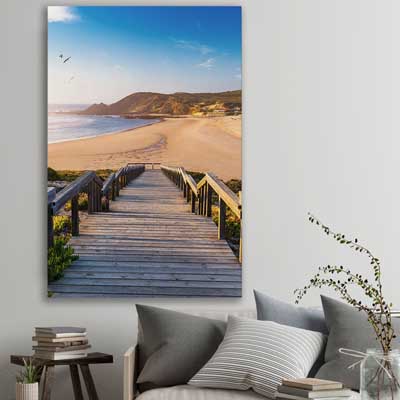 beach and coastal wall art print of Paradise Walkway