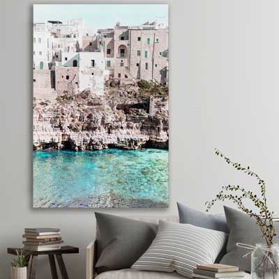 beach and coastal wall art print of Polignano a Mare