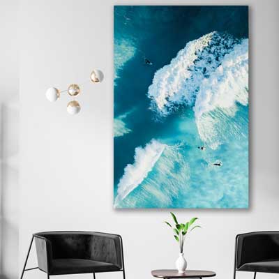 beach and coastal wall art print of Surfers Paradise